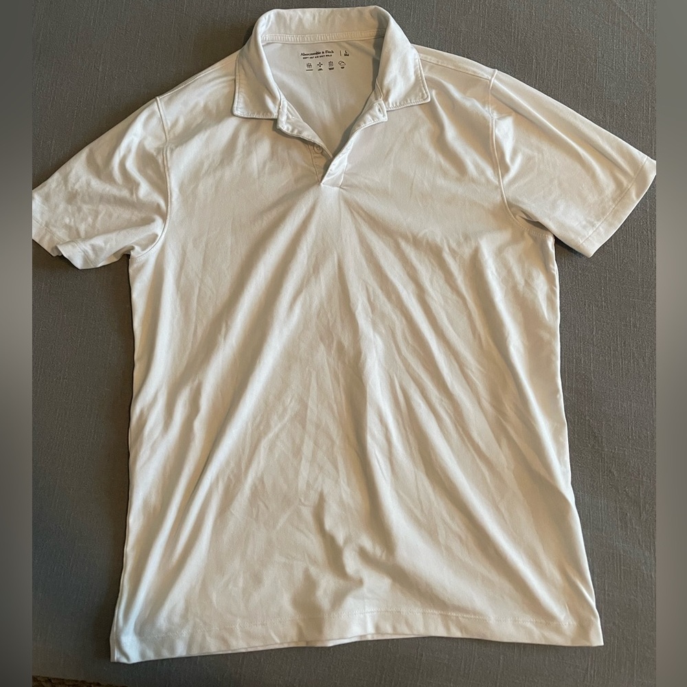 Abercombie Soft Air Knit Golf Polo - Large